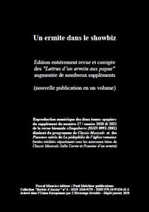 Un ermite dans le showbiz - en un volume