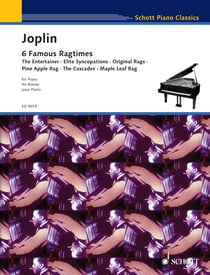 6 Famous Ragtimes - for Piano
