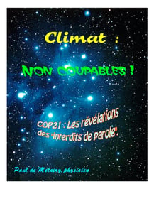 Climat : non coupables ! - COP21 : les révélations des "interdits de parole"