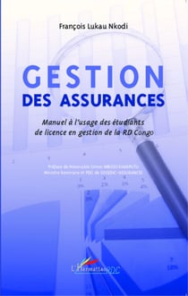 Gestion des assurances - Manuel à l'usage des étudiants de licence en gestion de la RD Congo