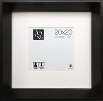 Cadre Pente - 20x20 cm - Noir