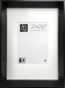 Cadre Pente - 21x29 cm - Noir