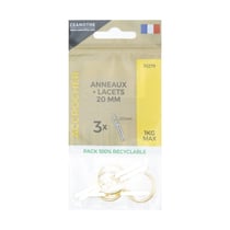 Sachet 3 Anneau x + Lacets 20 mm 