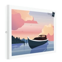 Illustration album traditionnel - 120v - Sur l'eau