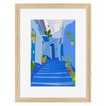 Image encadrée Ceanothe - Ruelle - 30 x 40 cm