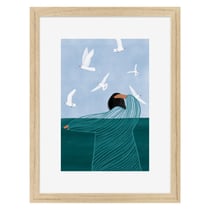 Image encadrée Ceanothe - Bird - 30 x 40 cm