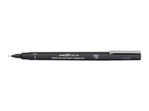 Lot de 5 stylos-feutres - Noir - Uni Pin - Pointe multiple - Uni-ball