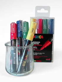 Set 4 Posca - pointe extra fine - primaire