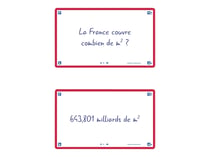 80 flashcards - 7,5 x 12,5 cm - Flash 2.0 Oxford - Uni blanc - cadre rouge