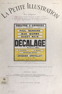 Décalage - Pièce en 3 actes, représentée pour la 1e fois, le 27 janvier 1931, sur la scène du théâtre Saint-Georges