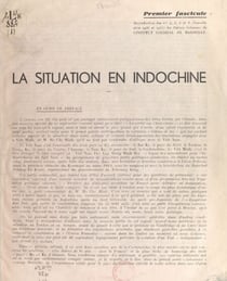 La situation en Indochine
