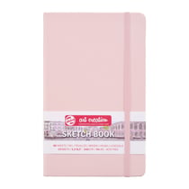 Carnet de croquis - 13 x 21 cm - Sketchbook - Talens Art Creation - 80 pages unies - Rose