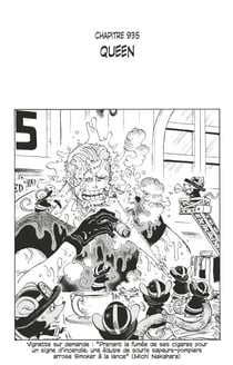One Piece édition originale - Chapitre 935 - Queen