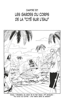 One Piece édition originale - Chapitre 337 - Les gardes du corps de la "cité sur l'eau"