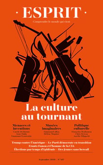 Esprit - La culture au tournant - Septembre 2020
