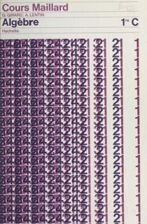 Algèbre, trigonométrie et notions d'analyse - 1re C, programme du 8 juin 1966