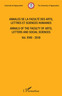 Annales de la faculté des arts, lettres et sciences humaines Vol XVIII - 2018 - Annals of the faculty of arts, letters and social sciences