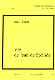 Vie de Jean de Sponde