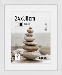 Cadre Nielsen - Apollon - Bois - Blanc - 24 x 30 cm