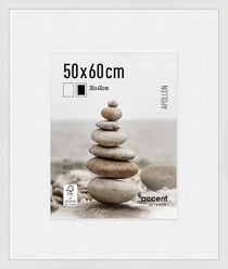 Cadre Nielsen - Apollon - Bois - Blanc - 50 x 60 cm