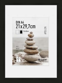 Cadre Nielsen - Apollon - Bois - Noir - 21 x 29,7 cm