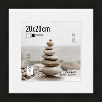 Cadre Nielsen - Apollon - Bois - Noir - 20 x 20 cm