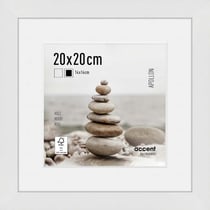 Cadre Nielsen - Apollon - Bois - Blanc - 20 x 20 cm