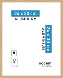 Cadre accent chene 24x30