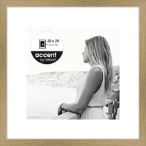 Cadre aura naturel 20x20 pp ouv 14x14