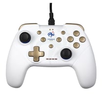 Manette filaire FFF pour Switch - Blanche