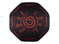 Tapis Konix - Naruto - 99.5 x 99.3 cm - noir et rouge