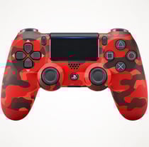 Manette Dualshock Sony - PS4 - Rouge camouflage - Reconditionné