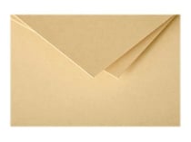 25 cartes pliées Pollen 160x160 mm  - Caramel