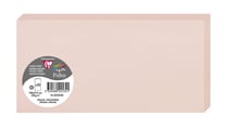 Lot de 25 cartes pliées Pollen - 10,6x21,3cm - Opaline - 210g/m² 