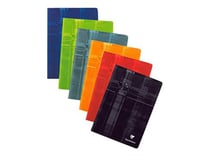 1 cahier - Format A4 21 x 29.7 cm - Clairefontaine - 144 pages grands carreaux - Coloris assortis