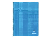 Cahier spiralé - 24x32 cm - 100 pages - 5x5 mm - coloris assortis