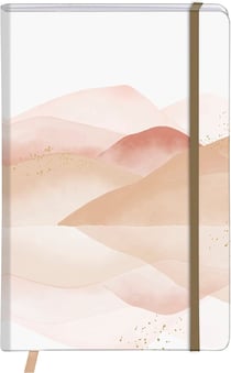 Cahier de notes - Format A6 10,5 x 14,8 cm - Evanescence - Clairefontaine - 160 pages unies - Rose poudré