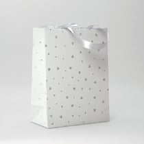 SAC CADEAU MM PREMIUM BLANC C¼UR