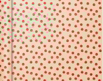 Papier cadeau - 5 x 0,35 m - motif pois rouges