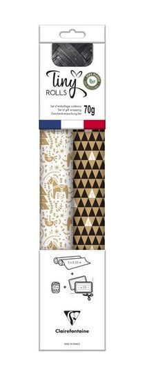 Set d'emballage cadeaux Blanc et Or - Tiny Rolls