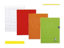 Cahier Mimesys - 24 x 32 cm - 48 pages petits carreaux - Coloris assortis