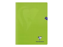 1 cahier polypro - 24 x 32 cm - Mimesys - Clairefontaine - 96 pages petits carreaux - Coloris assortis