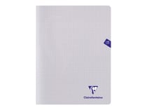 Cahier Mimesys piqué - 24 x 32 cm - 140 pages - Petits carreaux - Coloris assortis