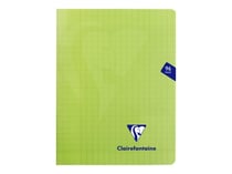 Cahier Mimesys vert - 17 x 22 cm - 96 pages - Grands carreaux