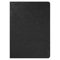 Carnet piqué - Format A5 14.8 x 21 cm - Age Bag - Clairefontaine - 96 pages unies - Noir