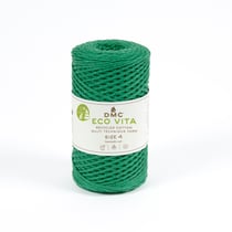 Pelote de fil à tricoter - DMC - Eco Vita 4 - métallisé vert 08