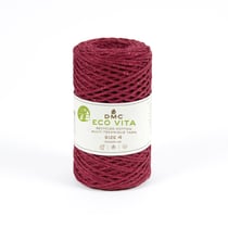 Fils à tricoter DMC - Eco Vita 4 - métallisé rouge 115