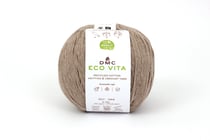 Pelote de fil à tricoter - DMC - Eco Vita 3 - Taupe 111