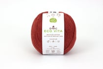 Pelote de fil à tricoter - DMC - Eco Vita 3 - Terracotta 005