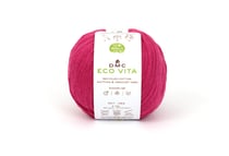 Pelote de fil à tricoter - DMC - Eco Vita 3 - Fuschia 155